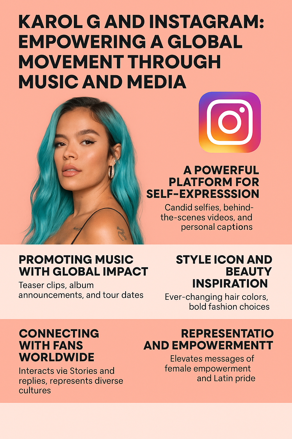 Karol G and Instagram: Empowering a Global Movement Through Music and Media